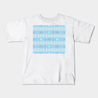 Great Dane and Chihuahaua in Blue and Green Kids T-Shirt